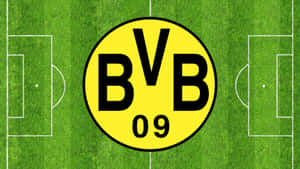 足球場上的 BVB 09 足球會標誌