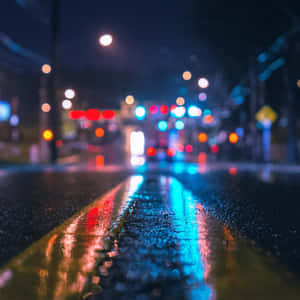 夜之城背景 — 霓虹城市 壁紙