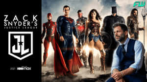 Zack Snyder's Justice League 超級英雄團隊，包括超人、神奇女俠和蝙蝠俠，擺出戲劇性的姿勢。