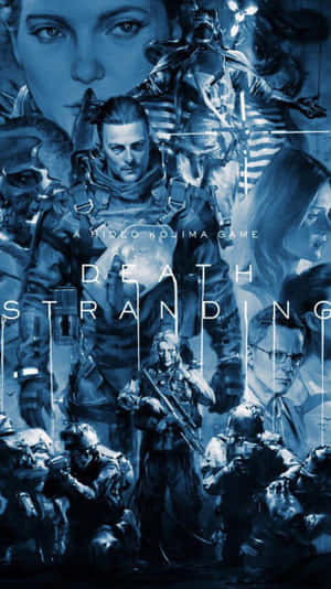 Death Stranding 的宣傳藝術作品，主要角色身穿戰術裝備。
