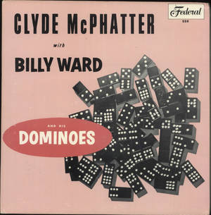 Clyde McPhatter與Billy Ward and His Dominoes的唱片封套，展示散落的骨牌。 — 音樂 GIF 壁紙