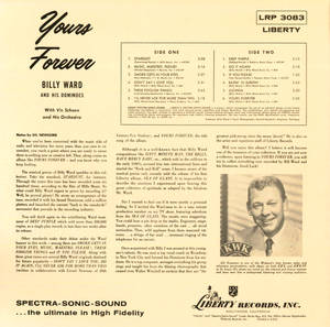 1950年代復古Liberty Records專輯封面，收錄Billy Ward and His Dominoes的《Yours Forever》。 — 復古gif 壁紙