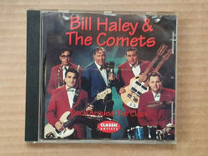 Bill Haley and The Comets 樂隊照片在復古CD封面上。