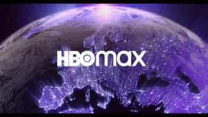 HBO Max 標誌在紫色星球上，城市燈光閃爍。