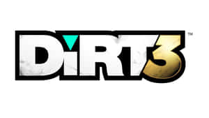 DIRT 3 電子遊戲標誌，採用大膽的風格化字體。