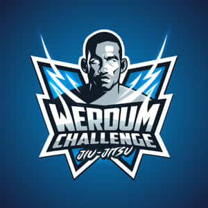 Werdum Challenge Jiu-Jitsu 標誌，帶有戰士面孔和閃電 — 不死川 實彌 壁紙