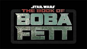 Star Wars The Book of Boba Fett 標題標誌，帶有磨損字體。