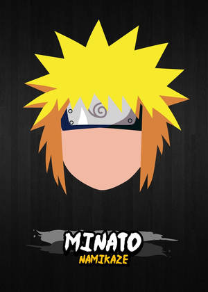 動畫角色 Minato Namikaze，擁有尖刺金黃頭髮和頭帶，背景為深色。