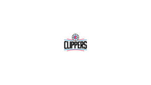 白色背景上的 LA Clippers 籃球隊標誌 — 2560x1440 壁紙