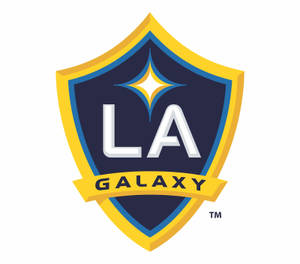 LA Galaxy足球隊標誌，帶有盾牌和星爆設計。 — 足球 壁紙