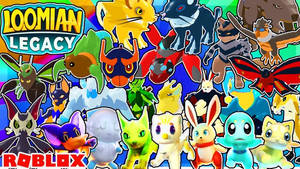 來自Roblox遊戲Loomian Legacy的可愛卡通生物合集。