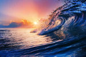 海浪背景 — 波浪 壁紙