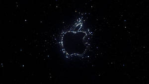 由星星組成的Apple標誌（太空）