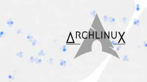 六邊形背景上的 Archlinux 標誌，帶有藍色六邊形。 — Cia標誌 壁紙