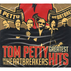 Tom Petty and the Heartbreakers最熱門歌曲專輯封面，採用大膽的紅金設計。
