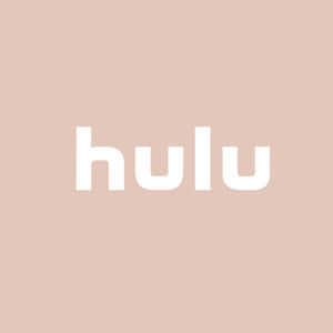 粉紅色背景上的白色文字 Hulu 標誌 — 火影忍者海報 壁紙