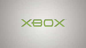 淺灰色紋理背景上的綠色Xbox標誌，帶有對角線條紋。 — Xbox GIF 壁紙