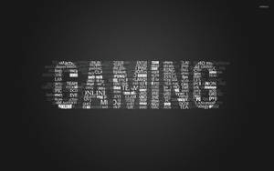 黑色背景上由白色遊戲術語組成的遊戲控制器輪廓。