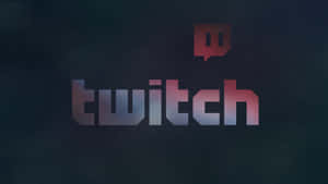 深色背景上帶有漸變文字的 Twitch 標誌