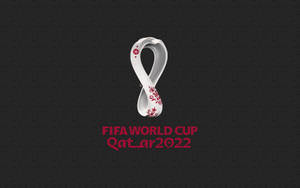 FIFA世界盃卡塔爾2022標誌，帶有無限符號和花卉設計。