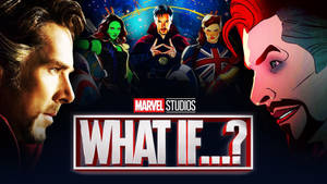 Marvel《What If...?》海報，展示奇異博士及來自平行宇宙的英雄。