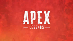 Apex Legends 遊戲標誌在紋理紅橙色背景上 — Apex 英雄 壁紙