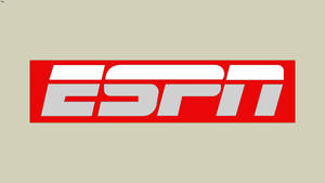 米色背景上的ESPN體育網絡標誌
