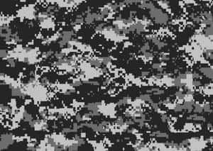 像素化灰階軍事迷彩圖案紋理 — 灰色 GIF 壁紙