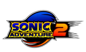 Sonic Adventure 2 電子遊戲標誌，採用藍色和橙色設計。 — 超音鼠 壁紙