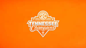 橙色背景上的 Tennessee Champions SEC 標誌