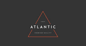 Atlantic 品牌標誌，橙色三角形和文字在深灰色背景上。