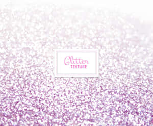 粉紅和白色閃粉紋理，中央標籤寫著「Glitter TEXTURE」。 — iPhone 粉紅美學 壁紙