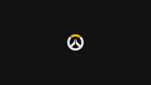 黑色背景上的Overwatch標誌