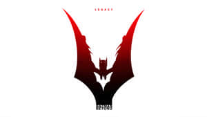 Batman Beyond 標誌，帶有紅黑蝙蝠剪影和文字