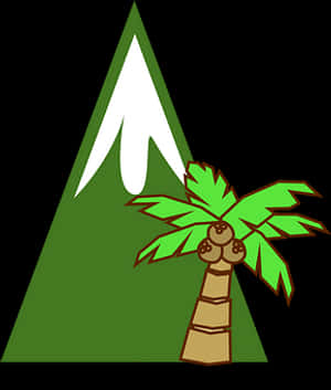 熱帶山脈矢量藝術圖案