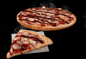 薄餅圖片 - 薄餅、西西里薄餅、意大利 - 意大利燒烤腸仔 Domino's