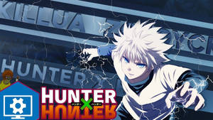來自《Hunter x Hunter》的動畫角色奇犽引導閃電能量。
