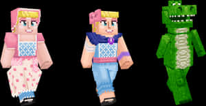 玩具總動員角色 Minecraft 版本