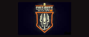 Call of Duty Black Ops III 遊戲標誌，帶有發光骷髏標誌。