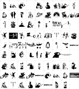 班克西藝術作品集錦