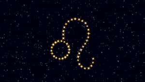 在星空中由發光星星組成的星座