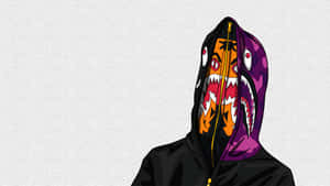 穿著黑色連帽衫，帶有鯊魚嘴拉鍊設計的人 — Hypebeast GIF 壁紙