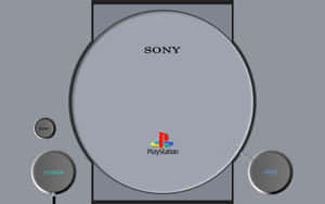 灰色 Sony PlayStation 主機，附電源重置及開啟按鈕。