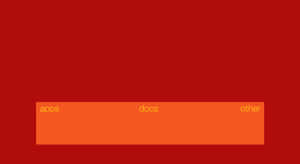 數碼界面，紅色背景，橙色條上標示 apps docs other