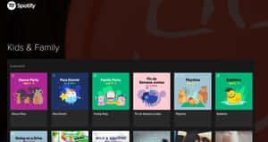 Spotify Kids & Family 播放清單，附有卡通封面，適合跳舞、睡前和家庭樂趣。
