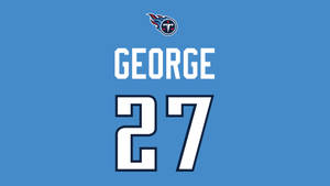 田納西泰坦隊美式足球球衣，名字George，號碼27。 — 田納西泰坦 壁紙