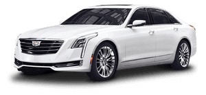 白色凱迪拉克CT6豪華轎車