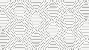 灰色和白色的極簡幾何六邊形圖案牆紙。 — 白色美學gif 壁紙