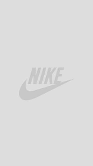 淺灰色背景上的灰色Nike標誌