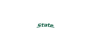 白色背景上顯示綠色風格文字 State